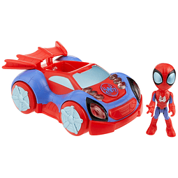 Spidey and His Amazing Friends Glow Tech WebCrawler Toy Car