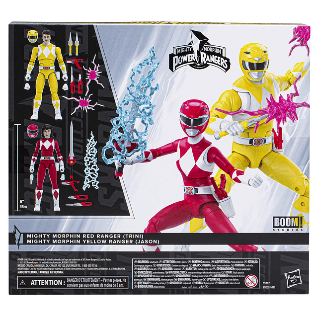 Hasbro Lightning Collection Mighty Morphin Yellow Ranger & R