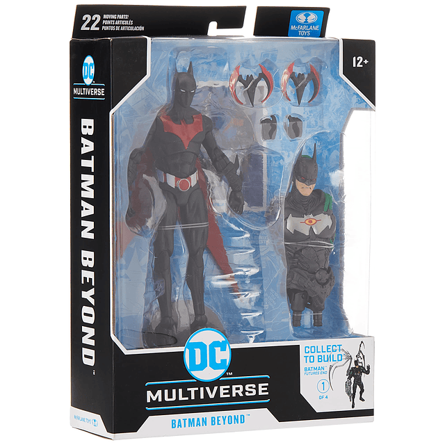 , figura de acción DC Batman Beyond Batman de 7 pulgadas con