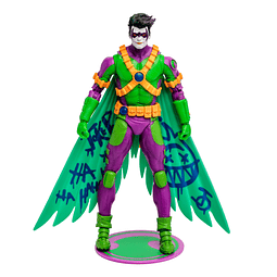 DC Multiverse Red Robin Jokerizado Etiqueta dorada, figura d