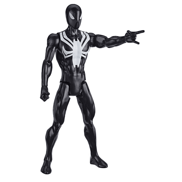 SpiderMan Marvel Titan Hero Series Villanos Traje negro Figu