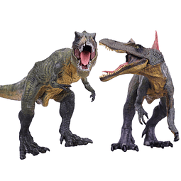 Dinosaur Toys Tyrannosaurus Rex y Spinosaurus Dinosaur World