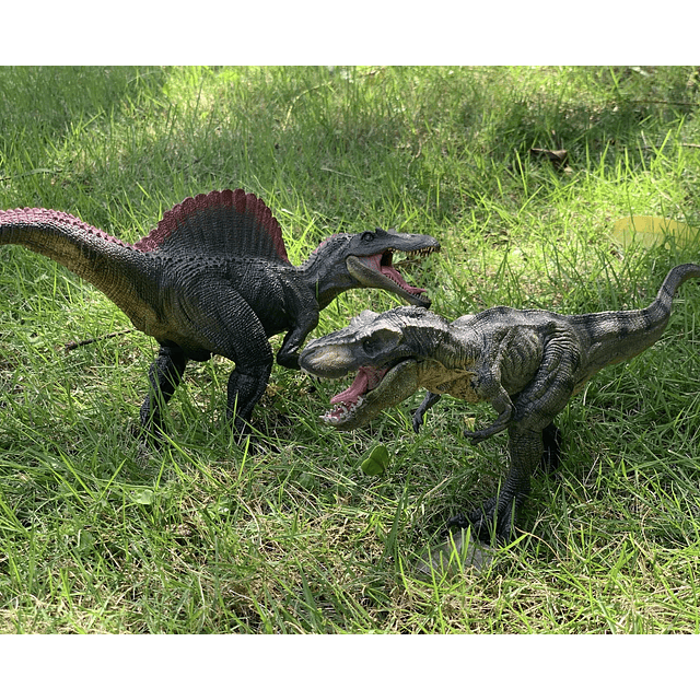 Dinosaur Toys Tyrannosaurus Rex y Spinosaurus Dinosaur World