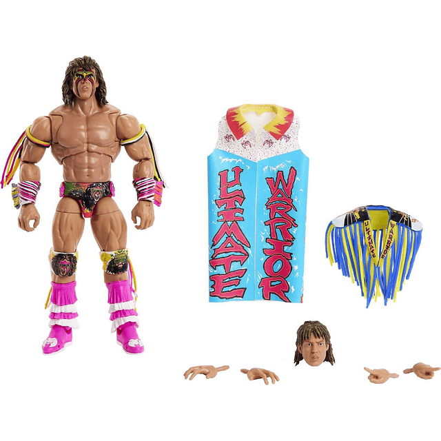 WWE Warrior Ultimate Edition Figura de acción con accesorios