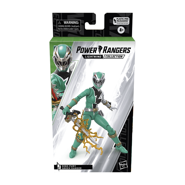 Lightning Collection Dino Fury Green Ranger Figura de acción