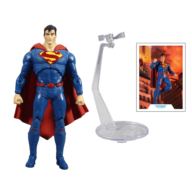 DC Multiverse Superman DC Rebirth Figura de acción de 7 pulg