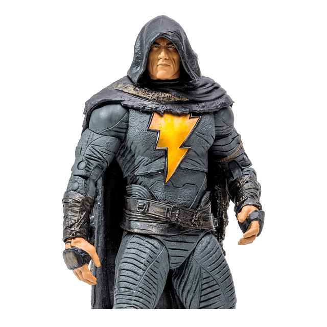 DC Black ADAM Movie Figuras de 7 pulgadas ADAM negro con cap