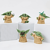 Paquete de 5 regalos Baby Yoda, muñeca Baby Yoda de 2,2 pulg