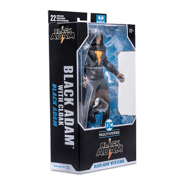 DC Black ADAM Movie Figuras de 7 pulgadas ADAM negro con cap