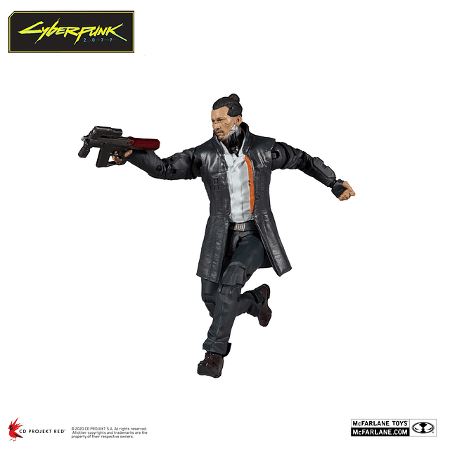 Cyberpunk 2077 Takemura Figura de acción de 7"