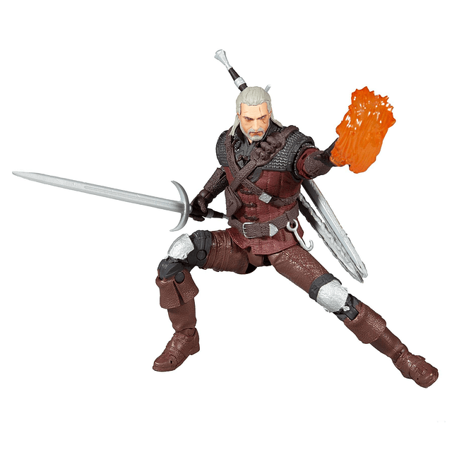 The Witcher Geralt de Rivia armadura de lobo Figura de acció