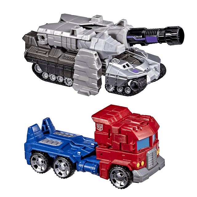 Toys Heroes and Villains Optimus Prime y Megatron, paquete d