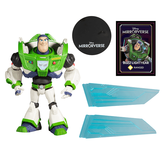 Disney Mirrorverse Buzz Lightyear Figura de acción de 7" con