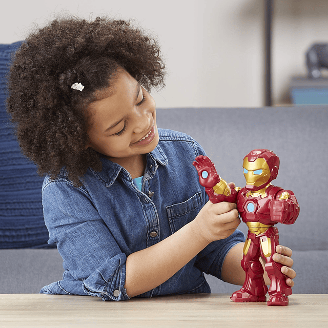 Marvel Super Hero Adventures Mega Mighties Iron Man Figura d