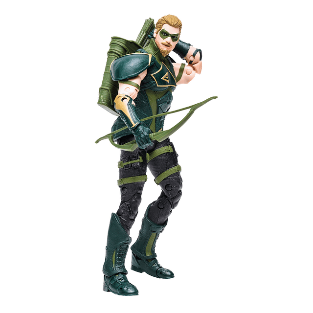 DC Multiverse Green Arrow Figura de acción de 7" con accesor