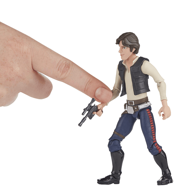 Figura de acción de juguete Han Solo de Galaxy of Adventures