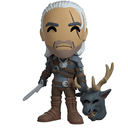 Figura de Geralt Witcher Figura de vinilo de 4.6 ", figura c