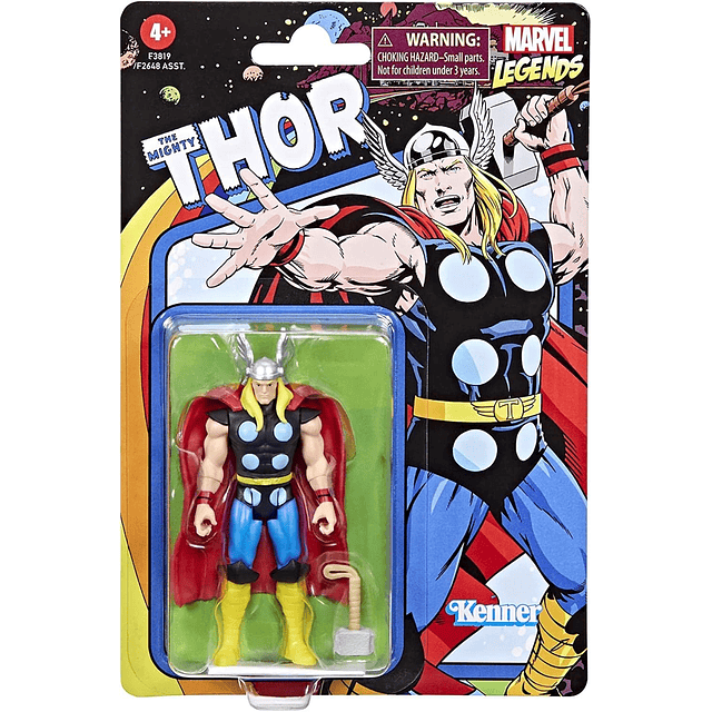 Hasbro Legends Series 3,75 pulgadas Colección Retro 375 Thor