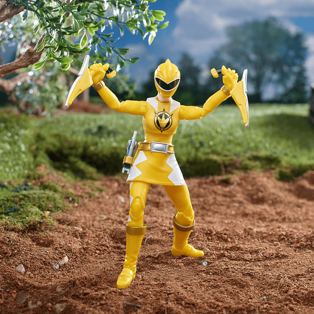 Lightning Collection Dino Thunder Yellow Ranger Figura de ac