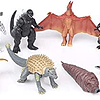 Juego de 10 figuras de acción King of The Monsters Dragon VS