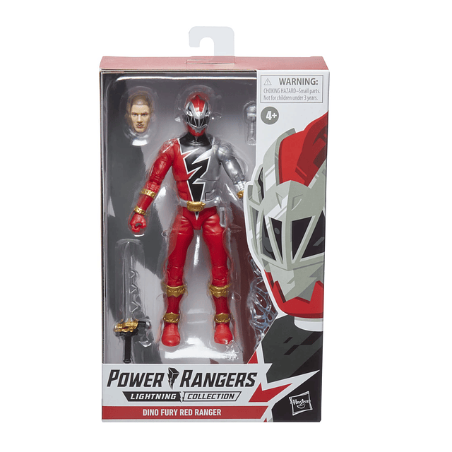 Lightning Collection Dino Fury Red Ranger Figura de acción c