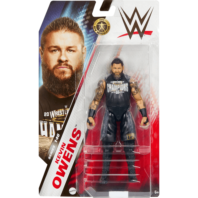 Figuras de acción WWE, Kevin Owens coleccionable de 6 pulgad