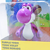 Mini figura de acción de de 2,5 pulgadas Yoshi morado El emb