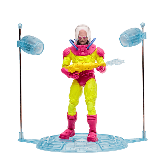 DC Mr. Freeze Black Light Figura de acción de 7 pulgadas Exc