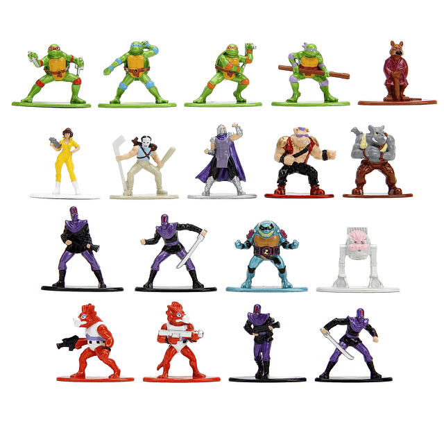 Teenage Mutant Ninja Turtles 1.65" 18Pack Serie 1 Figuras fu