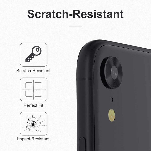 Protector de Lente de Cámara para iPhone XR - Paquete de 2 P