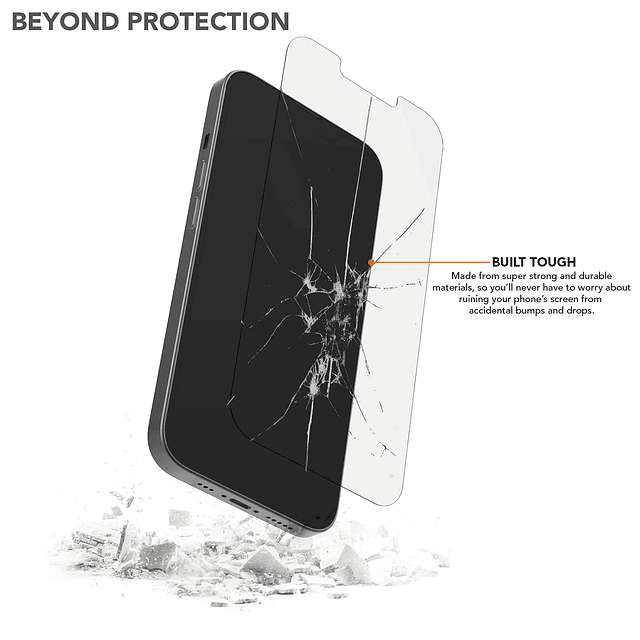 - Kit de protector de pantalla para iPhone 13 Crystal + paqu