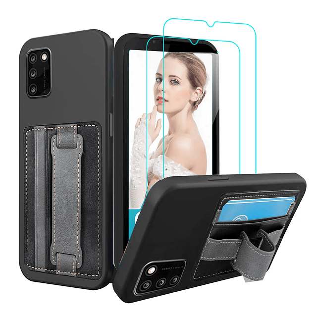 para Alcatel TCL A3X A600DL Funda con protector de pantalla