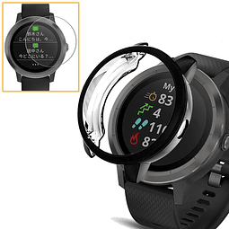 Paquete de 2+1 Compatible con Garmin vivoactive 3 Funda con