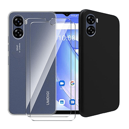 Funda Transparente para Umidigi G3 + Funda Protectora Negra