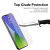 Protector de pantalla de vidrio compatible con iPhone 13 Pro