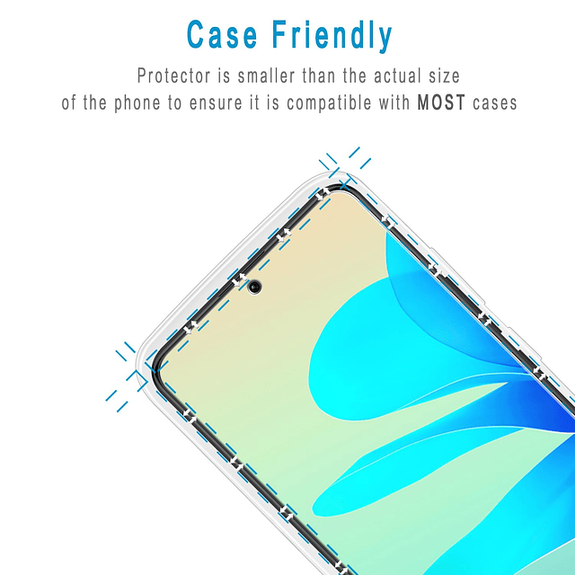 paquete de 2 diseñado para Xiaomi Redmi Note 13 Pro Protecto