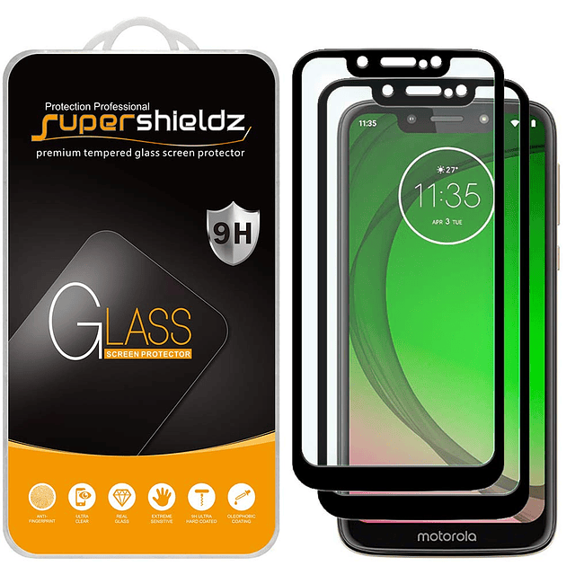 paquete de 2 diseñado para Motorola Moto G7 Play Protector d