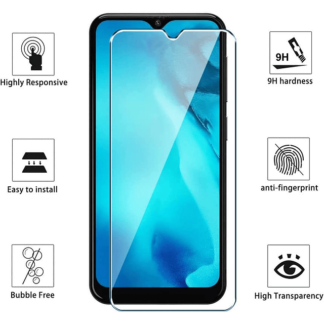 Protector de Pantalla Compatible con Umidigi A9 Pro, Películ