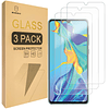 3-PACK Diseñado para Huawei P30 vidrio templado Protector de