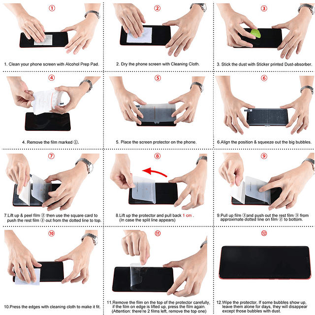 Paquete de 3 Compatible con Samsung Galaxy S20 Protector de