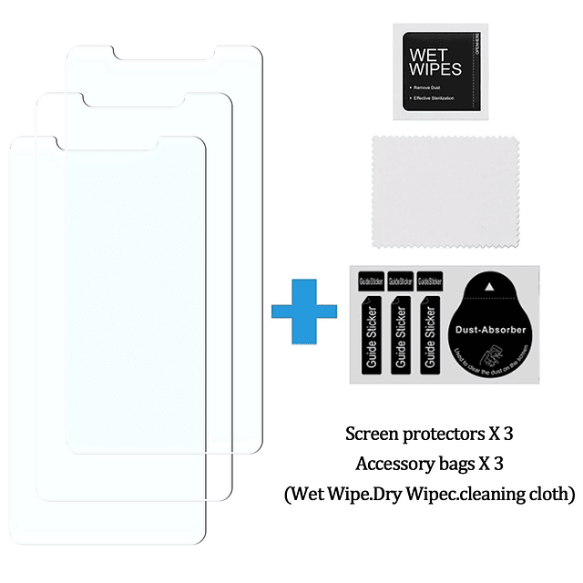 KELOLIN Protector de Pantalla para Oukitel C22 Paquete de 3,