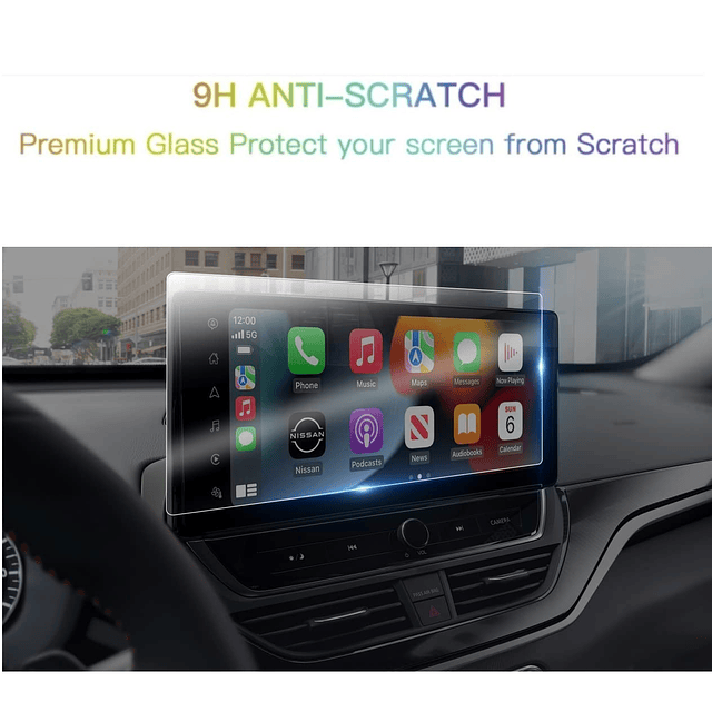 Protector de pantalla de vidrio templado compatible con pant