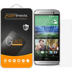 paquete de 2 diseñado para HTC One M8 Protector de pantalla