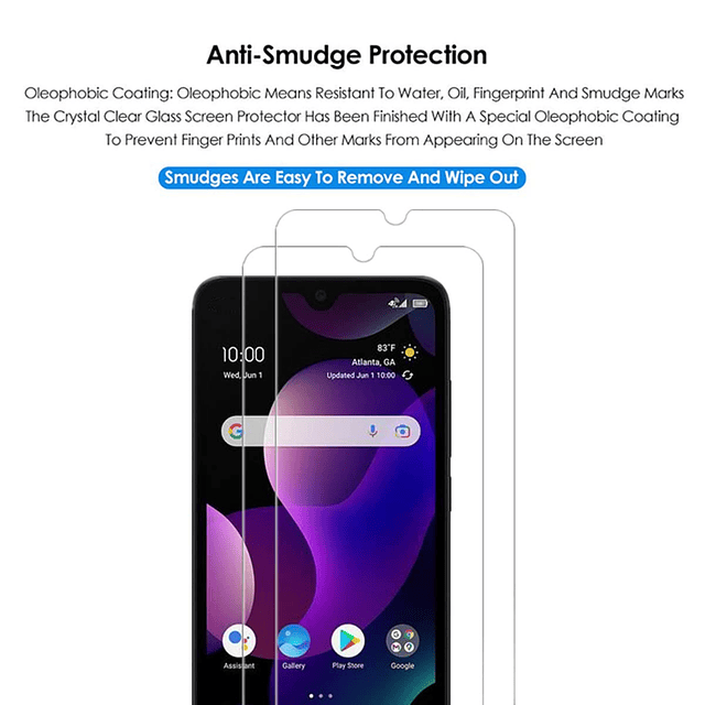 para TCL 30 Z HD Protector de pantalla transparente de vidri