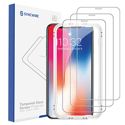 Syncwire Protector de pantalla para iPhone 11 Pro/XS/X, paqu