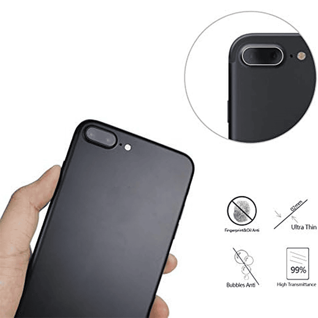 paquete de 4 compatible con iPhone 7 Plus 8 Plus protector d