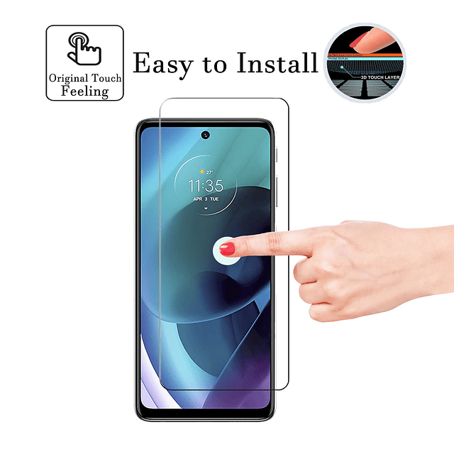 Protectores de Pantalla para Motorola Moto G51 5G Paquete de