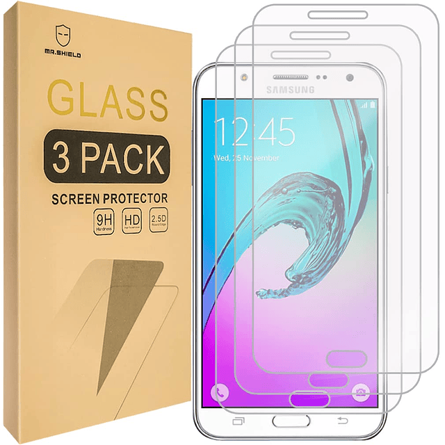 3-PACK Diseñado para Samsung Galaxy J7 Versión 2016 Vidrio T