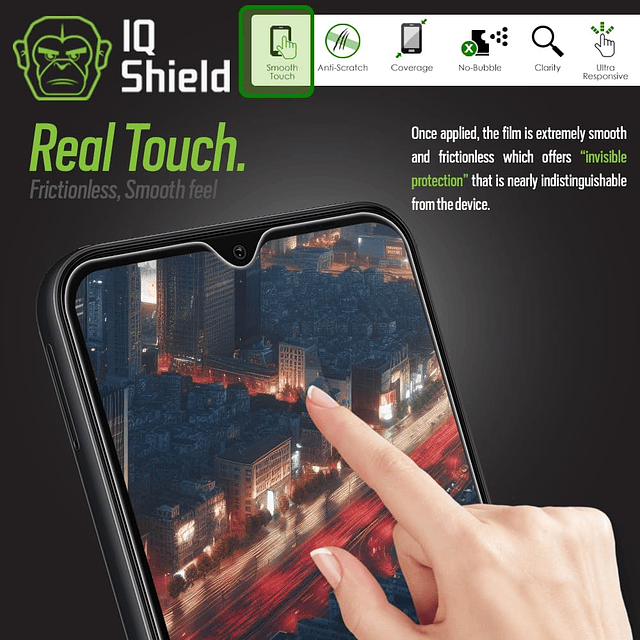 Protector de pantalla IQ Shield compatible con Samsung Galax