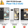 Paquete de 2 para Google Pixel 7 Protector de pantalla de vi